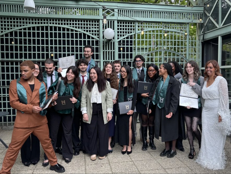 Diplômés HETIC, remise des titres Chef de projet digital